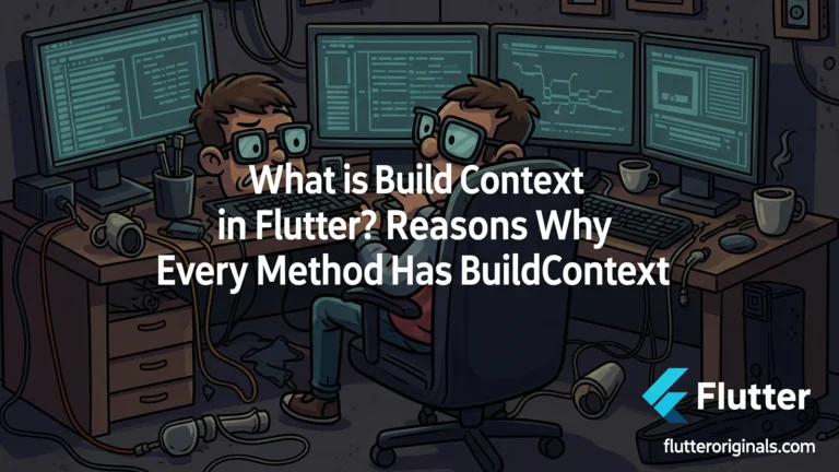 What is Build Context in Flutter? Reasons Why Every Method Has BuildContext