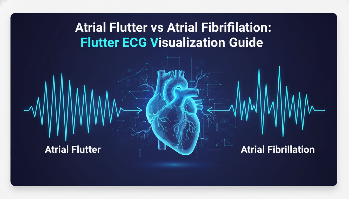 Atrial Flutter vs Atrial Fibrillation: Flutter ECG Visualization Guide - Featured Image