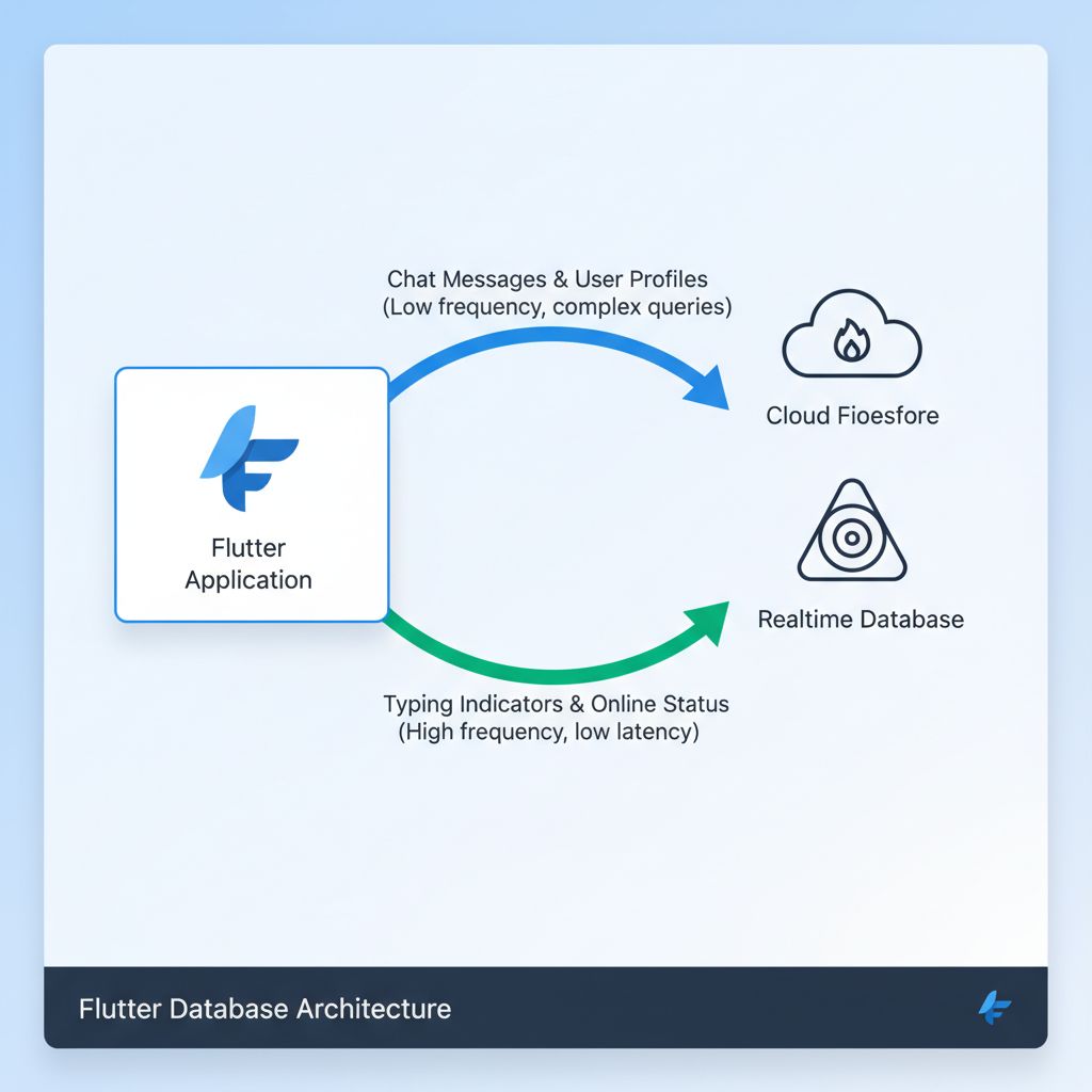 Hybrid Firebase Database Flutter Architecture