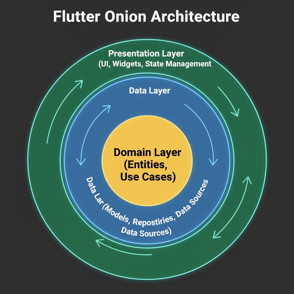 Flutter Clean Architecture Layers Conceptual Diagram Flutter Clean Architecture Layers Conceptual Diagram