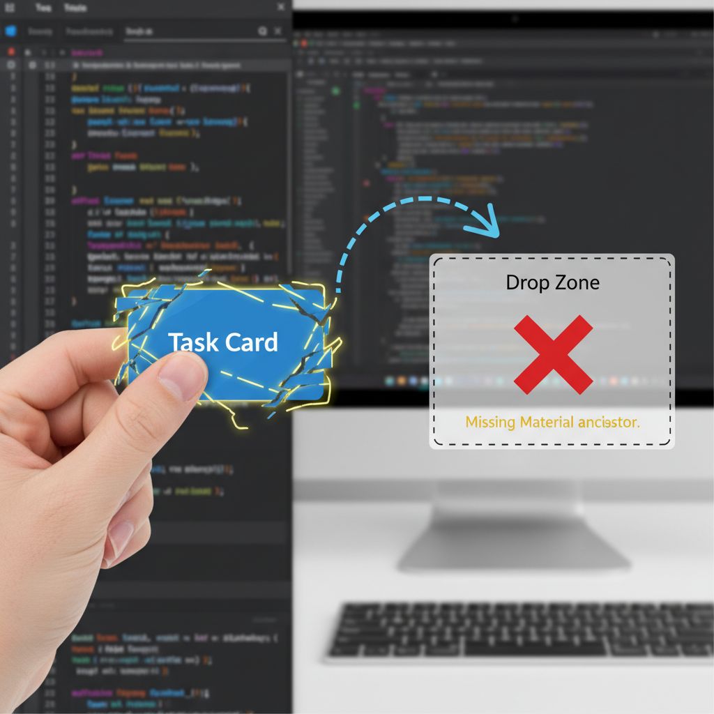 Flutter drag and drop failing UI