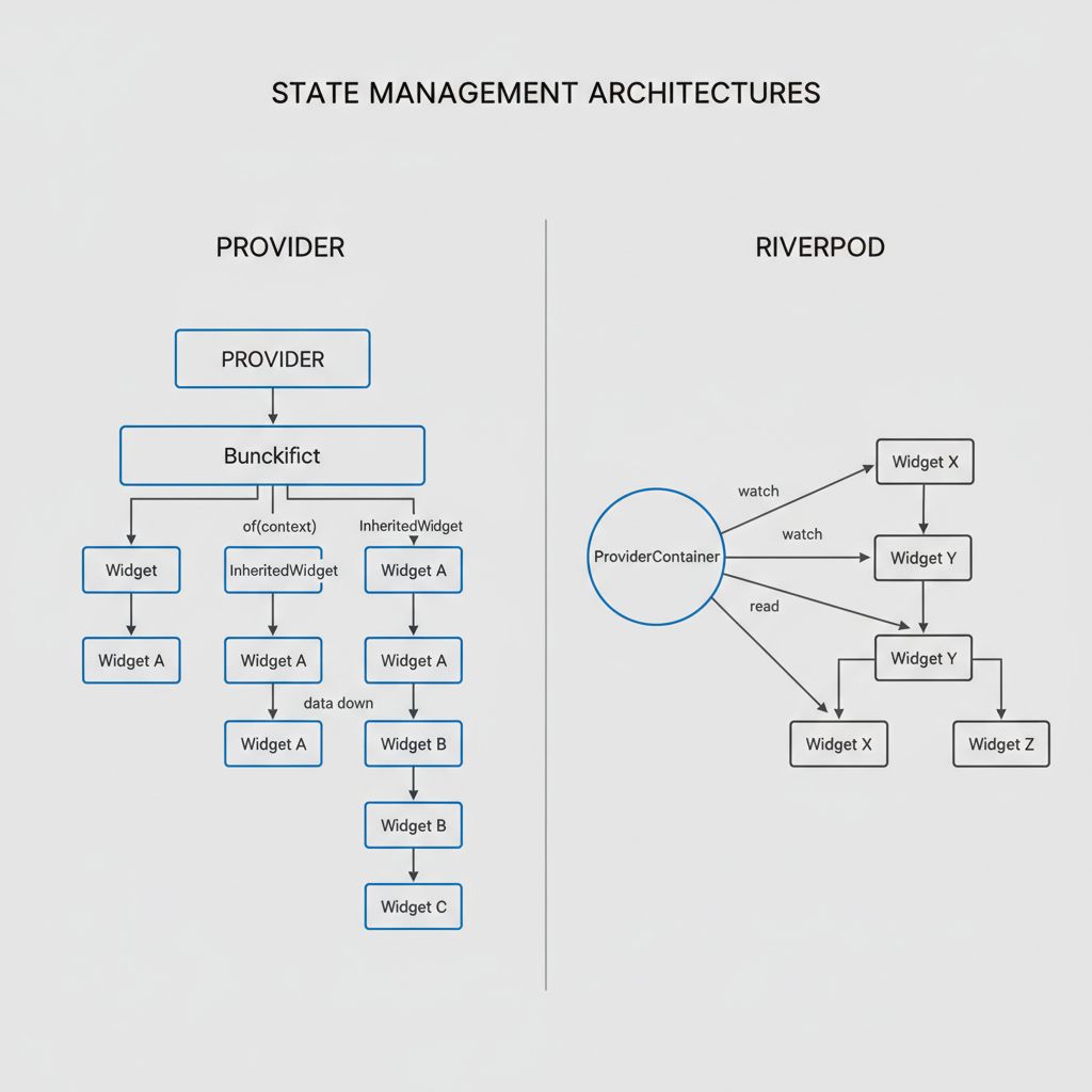 Flutter widget tree Provider vs Riverpod Flutter widget tree Provider vs Riverpod